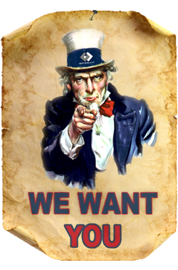 We Want You!